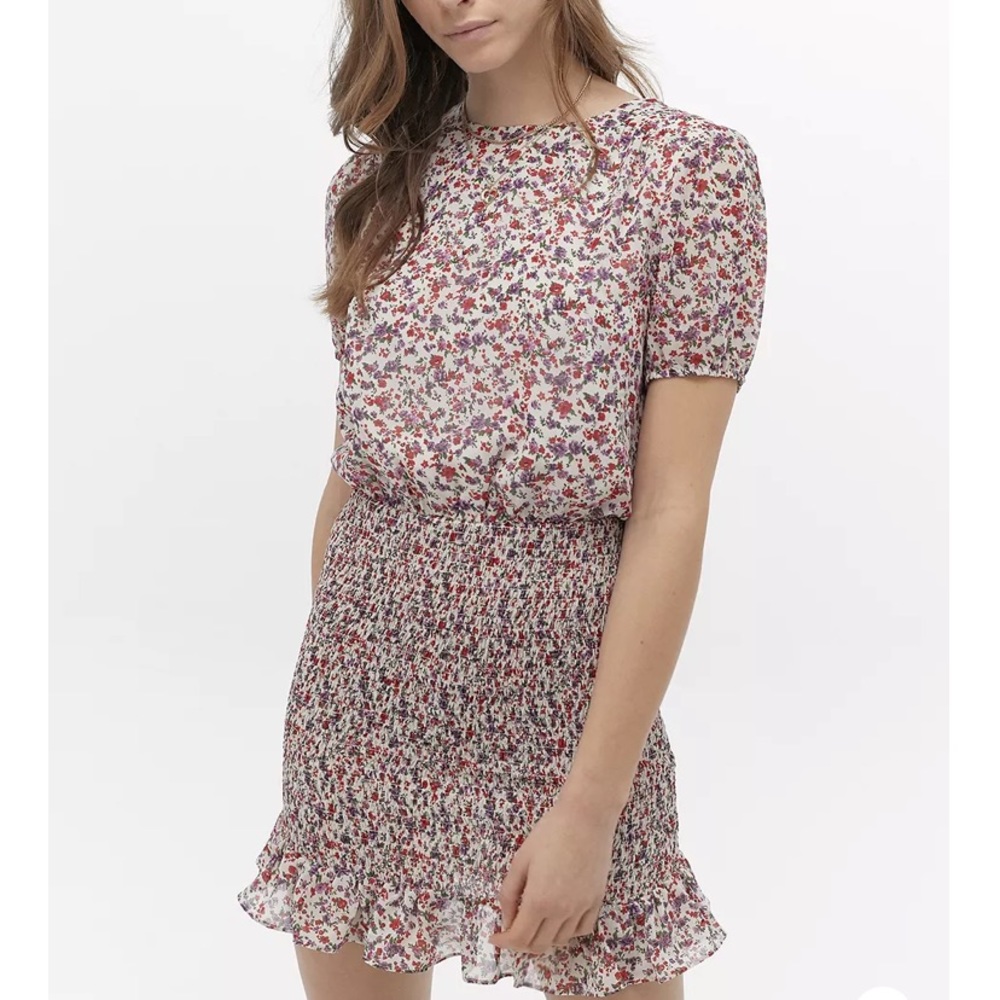NWOT Urban Outfitters shirred mini dress